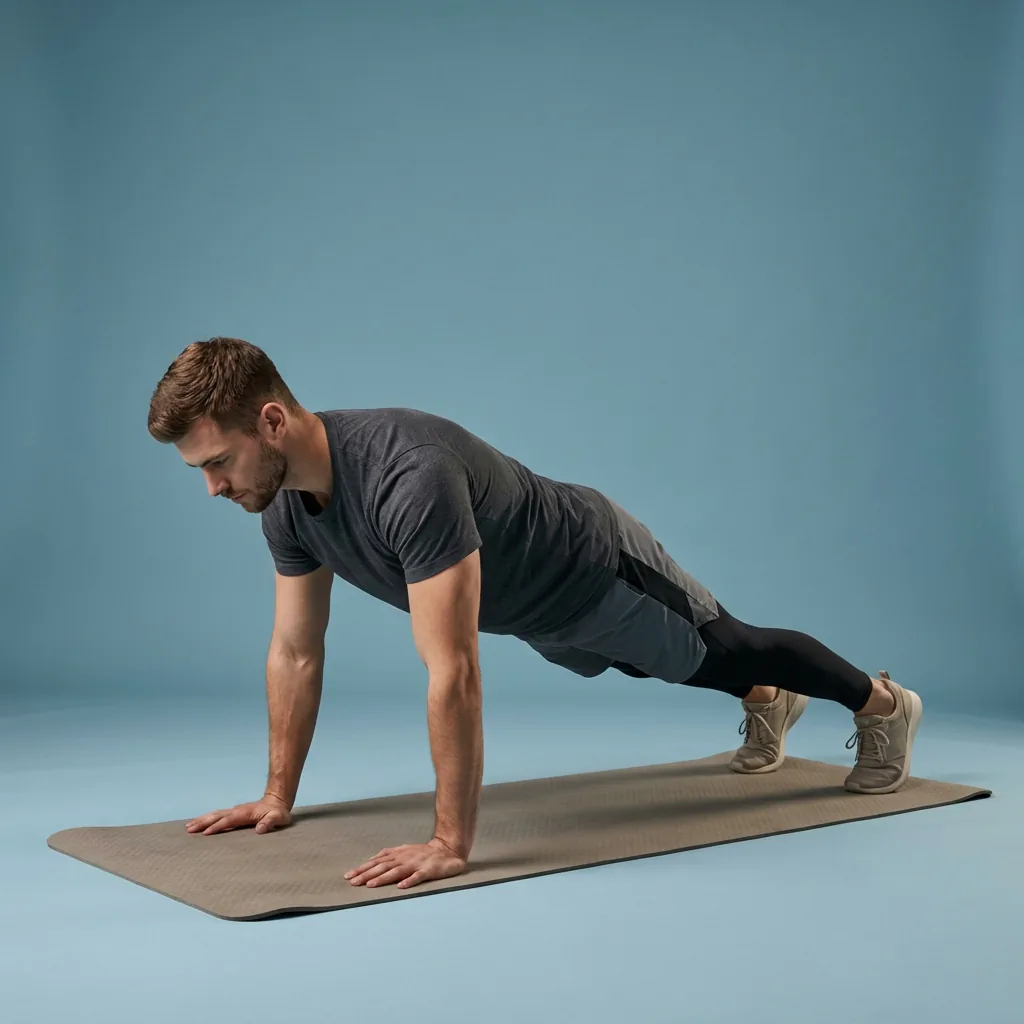 Hand Plank exercise demonstration