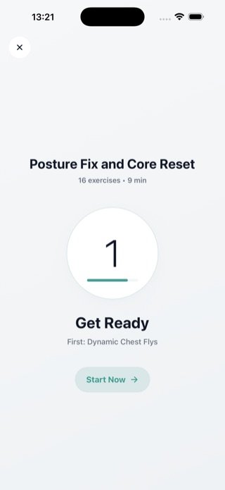 Design des „Mach dich bereit“-Countdowns in Flexor